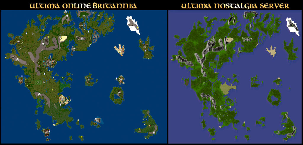 Ultima online карта мира